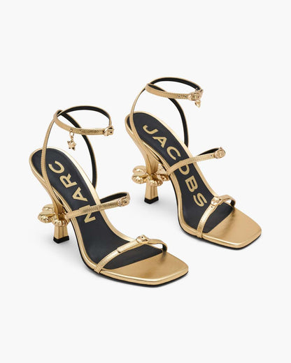 The Metallic Leather Daisy Heel Gold Marc Jacobs / SHOES