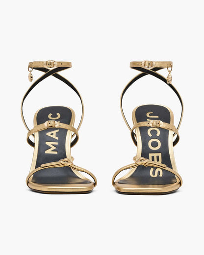 The Metallic Leather Daisy Heel Gold Marc Jacobs / SHOES
