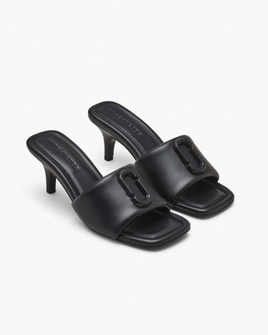 The Leather J Marc Heeled Sandal Black Marc Jacobs / SHOES