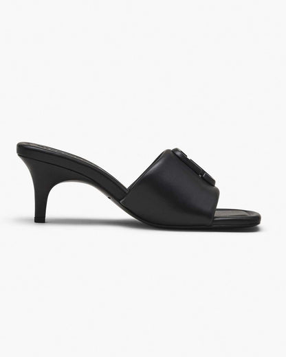 The Leather J Marc Heeled Sandal Black Marc Jacobs / SHOES