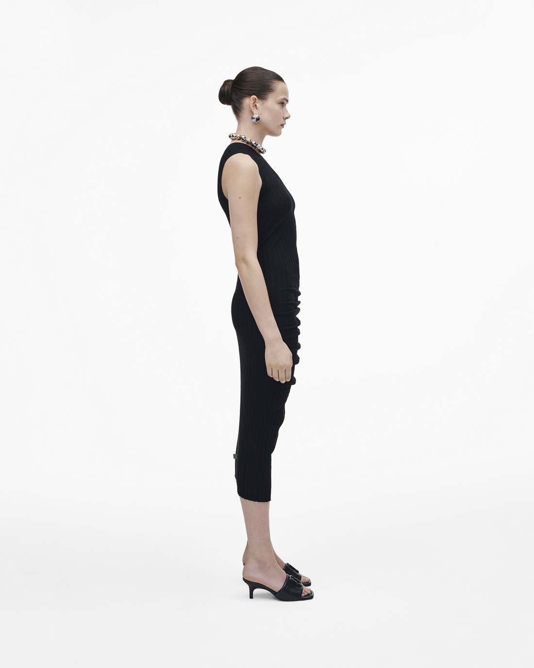 The Leather J Marc Heeled Sandal Black Marc Jacobs / SHOES