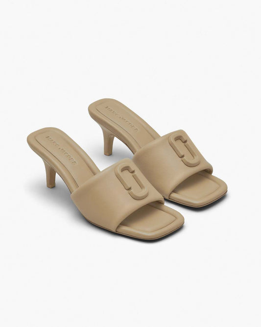 The Leather J Marc Heeled Sandal Camel Marc Jacobs / SHOES