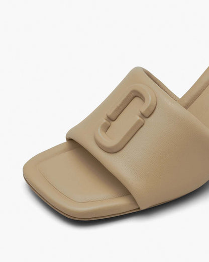 The Leather J Marc Heeled Sandal Camel Marc Jacobs / SHOES