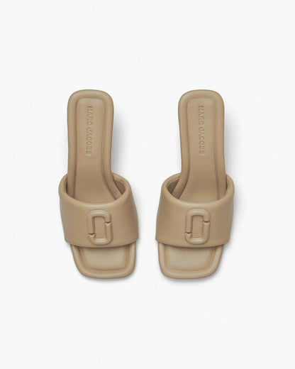The Leather J Marc Heeled Sandal Camel Marc Jacobs / SHOES