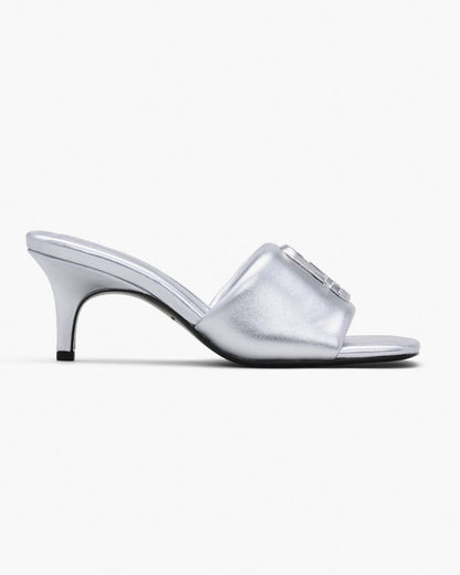 The Metallic J Marc Heeled Sandal Silver Marc Jacobs / SHOES