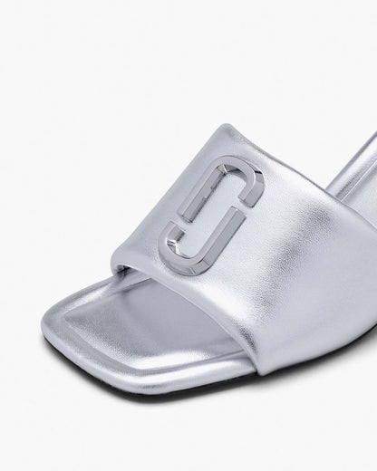 The Metallic J Marc Heeled Sandal Silver Marc Jacobs / SHOES