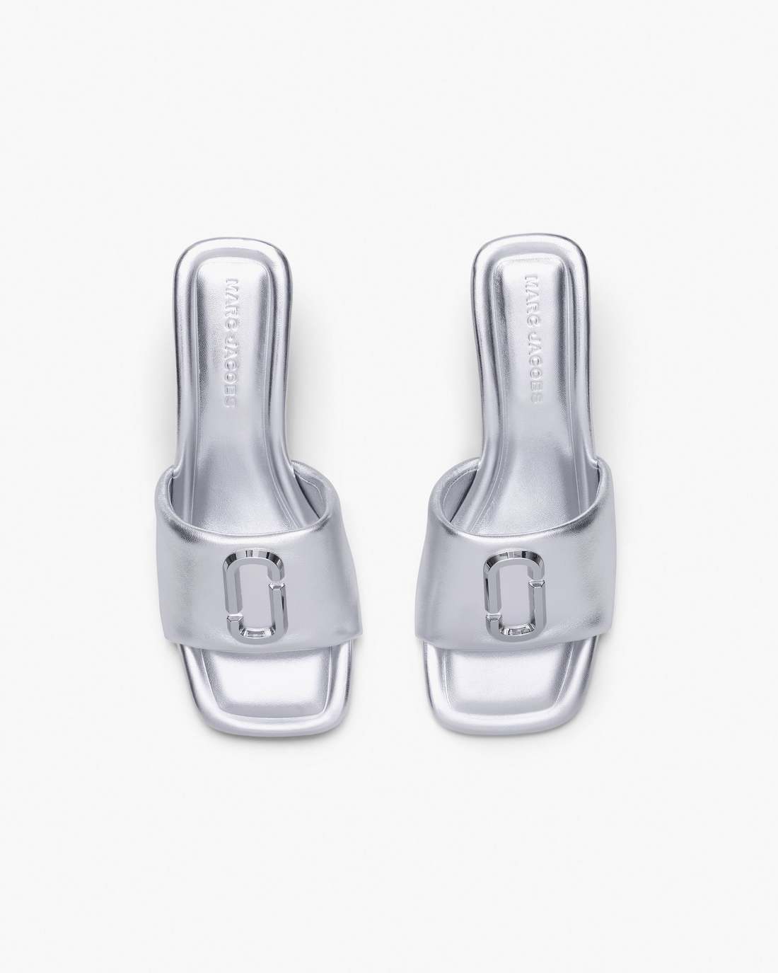 The Metallic J Marc Heeled Sandal Silver Marc Jacobs / SHOES