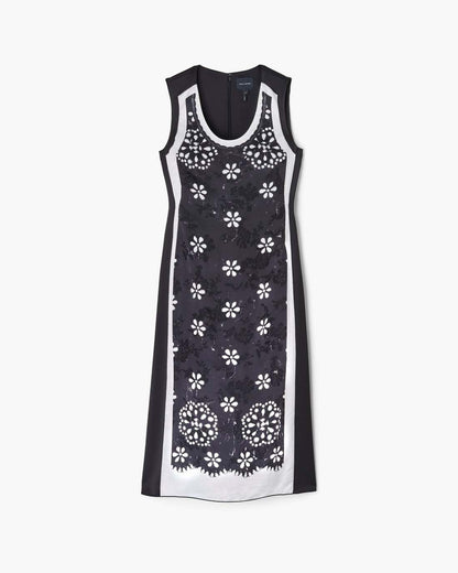 Trompe L'Oeil Eyelet Dress Black/White Marc Jacobs / READY TO WEAR|NEW ARRIVALS