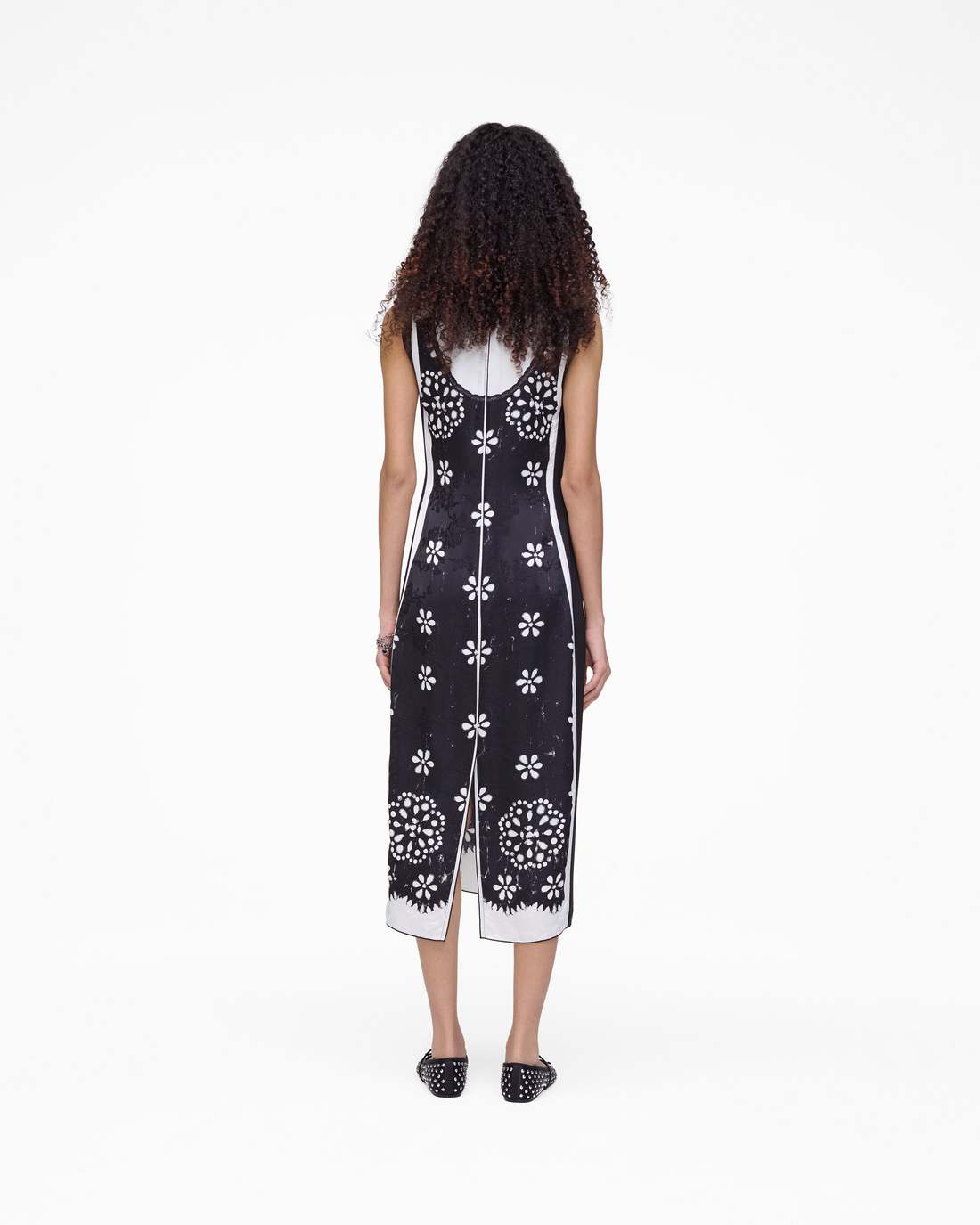Trompe L'Oeil Eyelet Dress Black/White Marc Jacobs / READY TO WEAR|NEW ARRIVALS