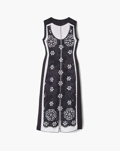 Trompe L'Oeil Eyelet Dress Black/White Marc Jacobs / READY TO WEAR|NEW ARRIVALS