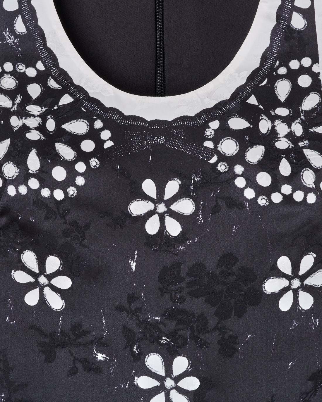 Trompe L'Oeil Eyelet Dress Black/White Marc Jacobs / READY TO WEAR|NEW ARRIVALS