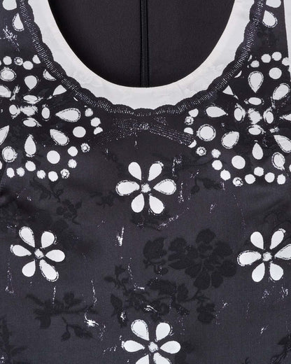 Trompe L'Oeil Eyelet Dress Black/White Marc Jacobs / READY TO WEAR|NEW ARRIVALS