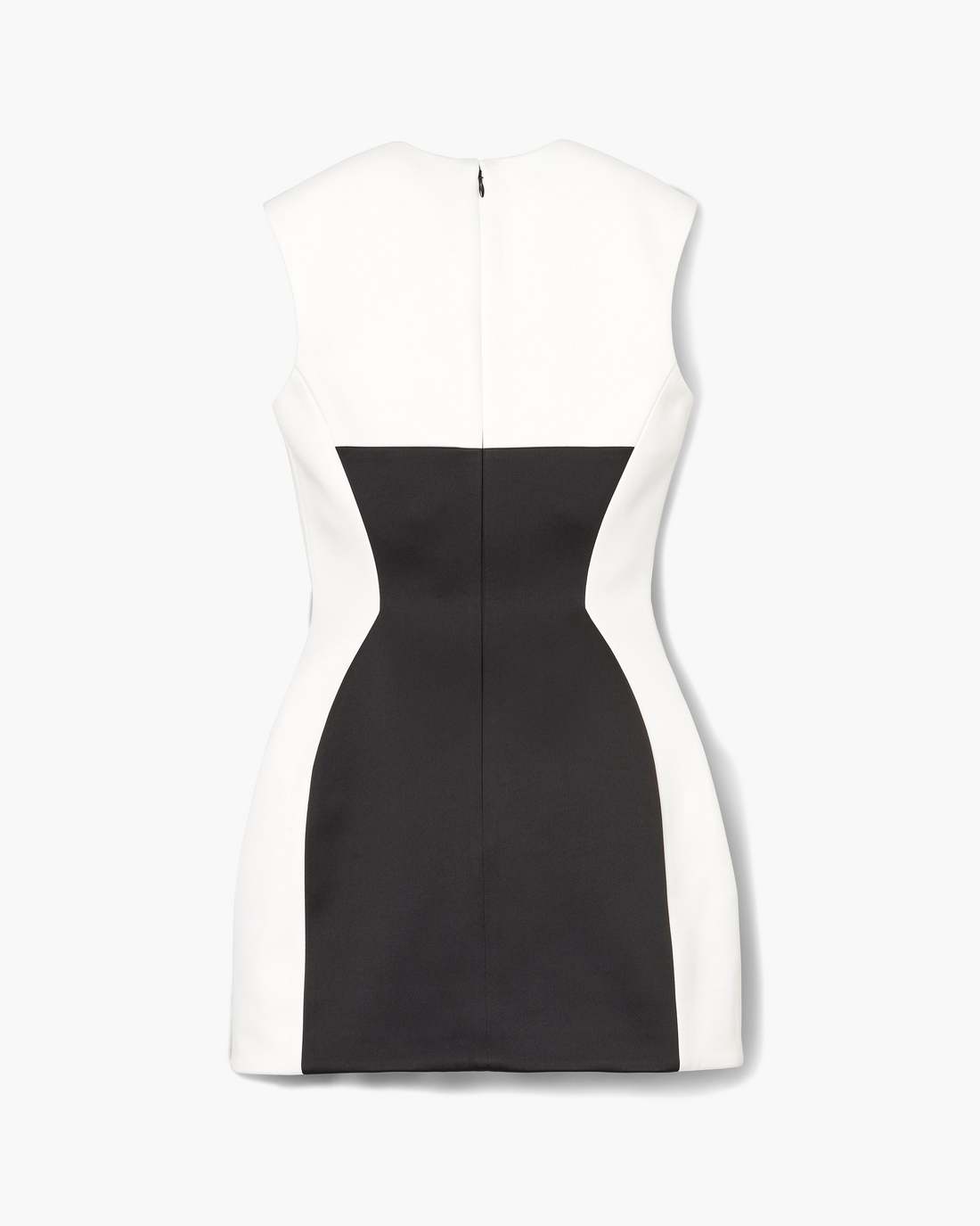 Seamed Up Satin Dress Black/White Marc Jacobs / READY TO WEAR|NEW ARRIVALS