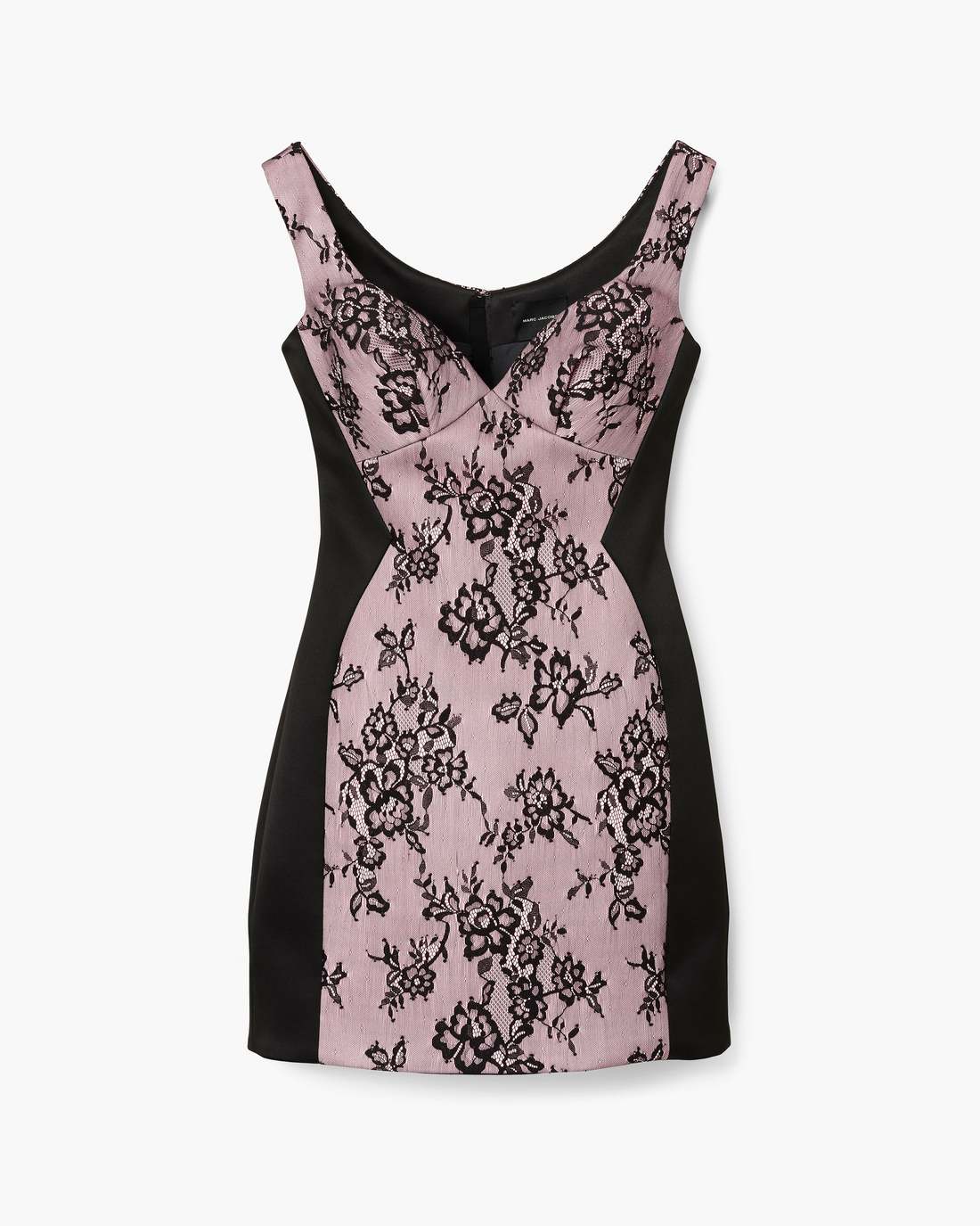 Sculpted Lace Shadow Dress Black Multi Marc Jacobs / READY TO WEAR