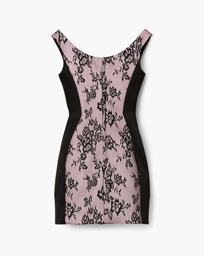 Sculpted Lace Shadow Dress Black Multi Marc Jacobs / READY TO WEAR