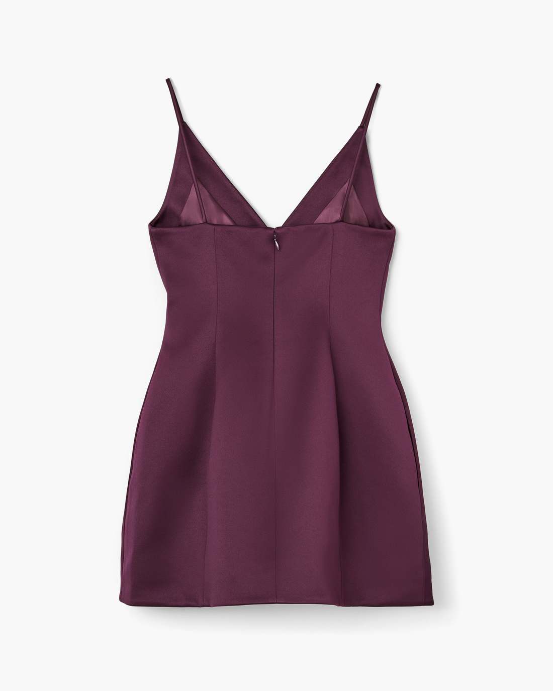 Satin Bow Dress Dark Plum Marc Jacobs / READY TO WEAR