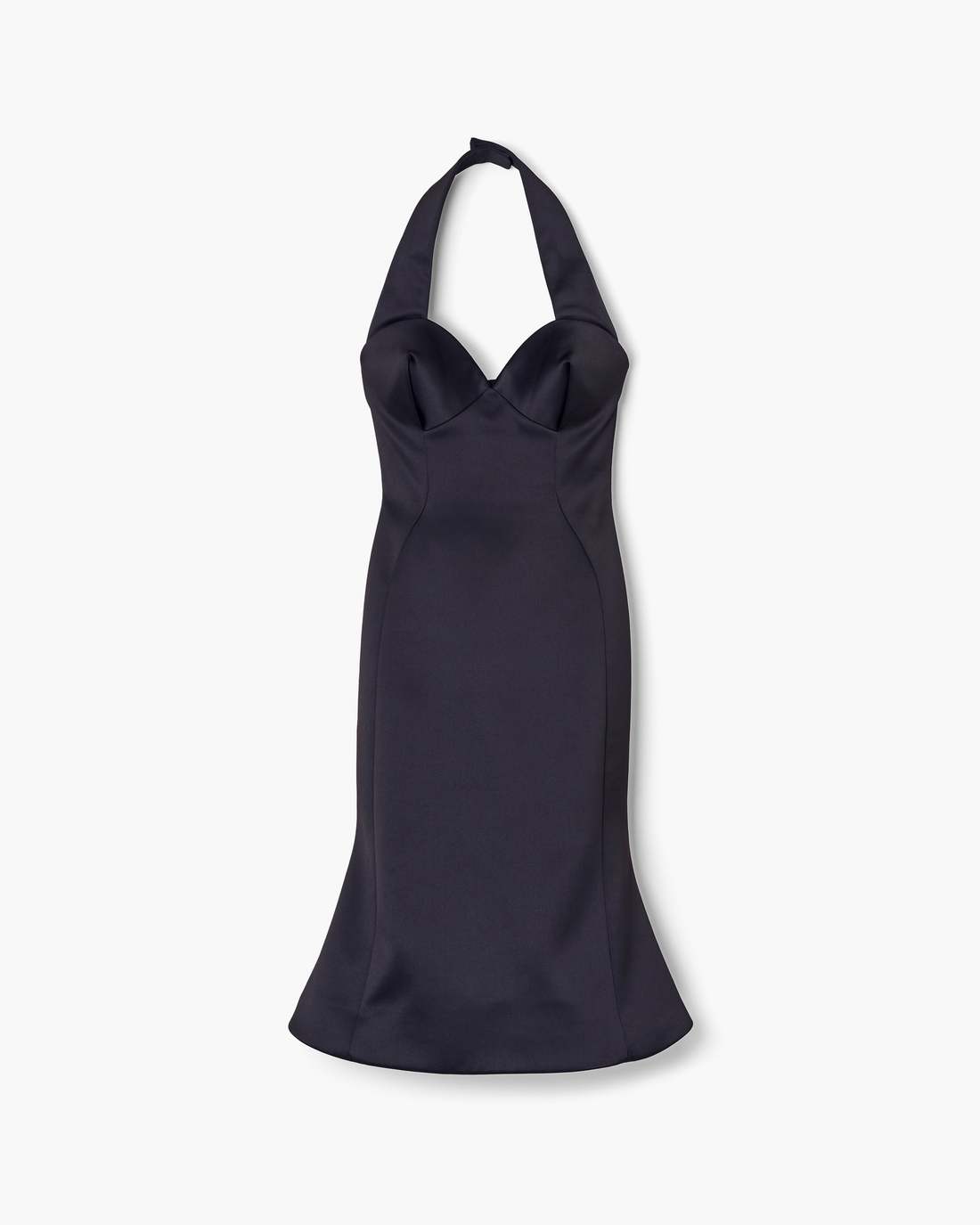 Sculpted Satin Halter Dress Black Marc Jacobs / READY TO WEAR|NEW ARRIVALS