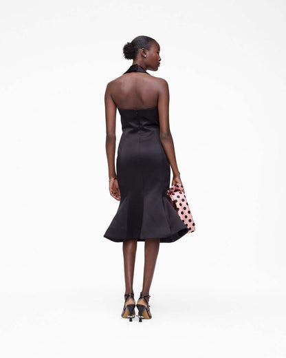 Sculpted Satin Halter Dress Black Marc Jacobs / READY TO WEAR|NEW ARRIVALS