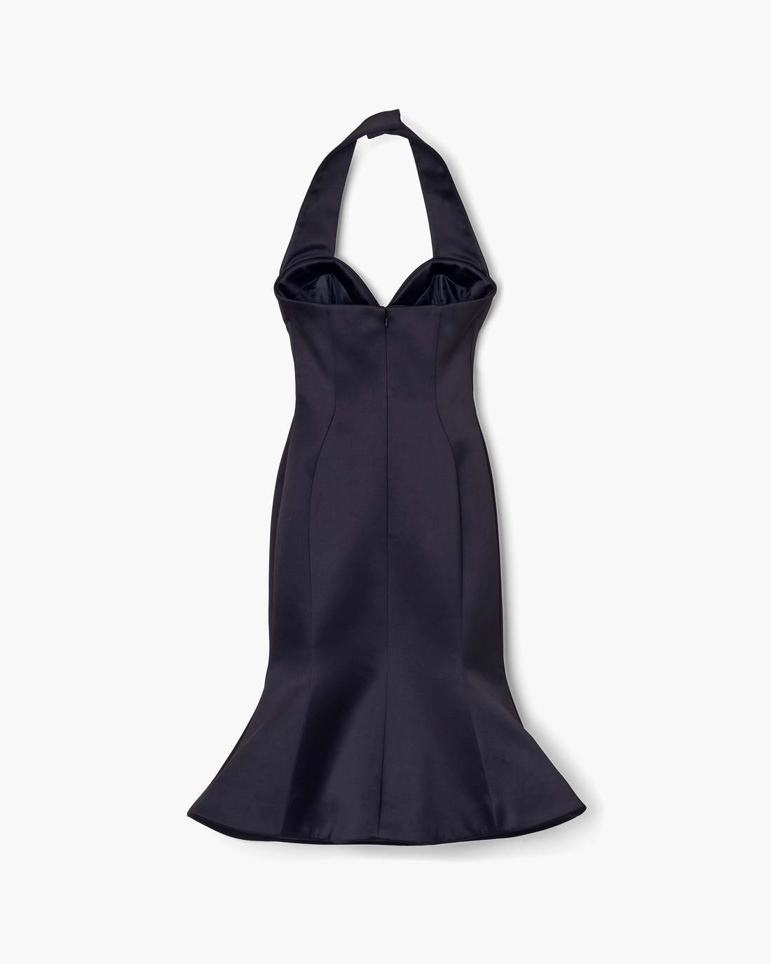 Sculpted Satin Halter Dress Black Marc Jacobs / READY TO WEAR|NEW ARRIVALS