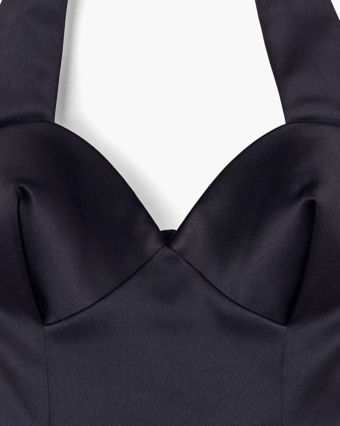 Sculpted Satin Halter Dress Black Marc Jacobs / READY TO WEAR|NEW ARRIVALS