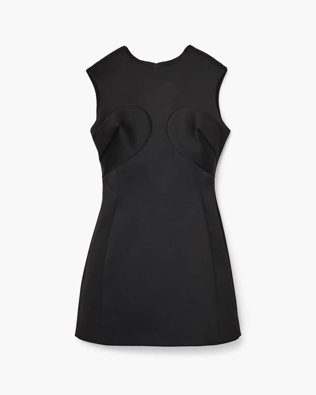 Seamed Up Satin Dress Black Marc Jacobs / READY TO WEAR