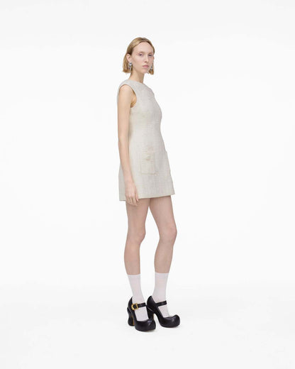 Sculptural Tweed Dress Ivory Marc Jacobs / READY TO WEAR