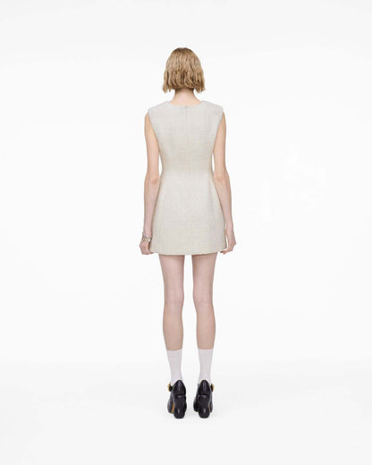 Sculptural Tweed Dress Ivory Marc Jacobs / READY TO WEAR