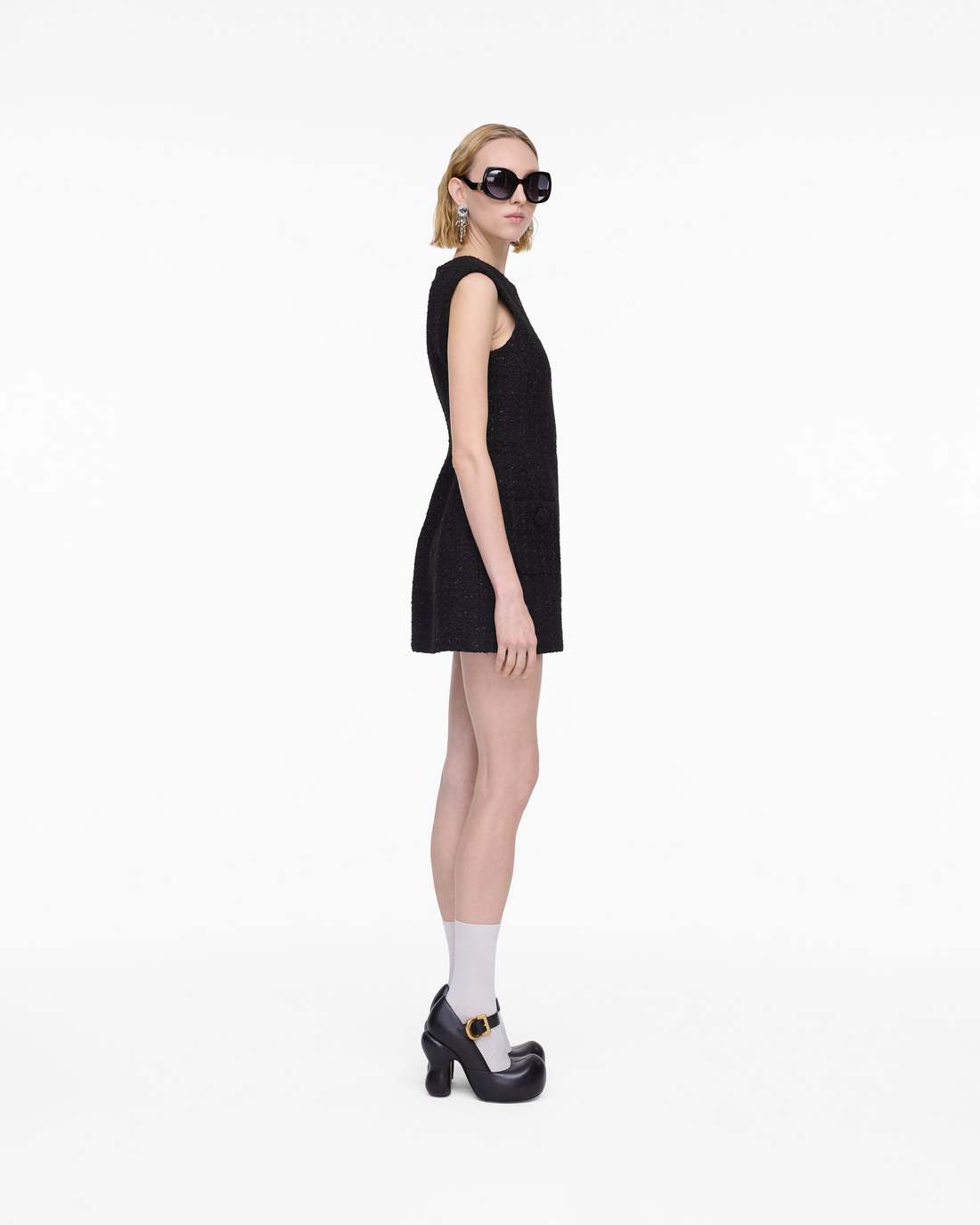 Sculptural Tweed Dress Black Marc Jacobs / READY TO WEAR