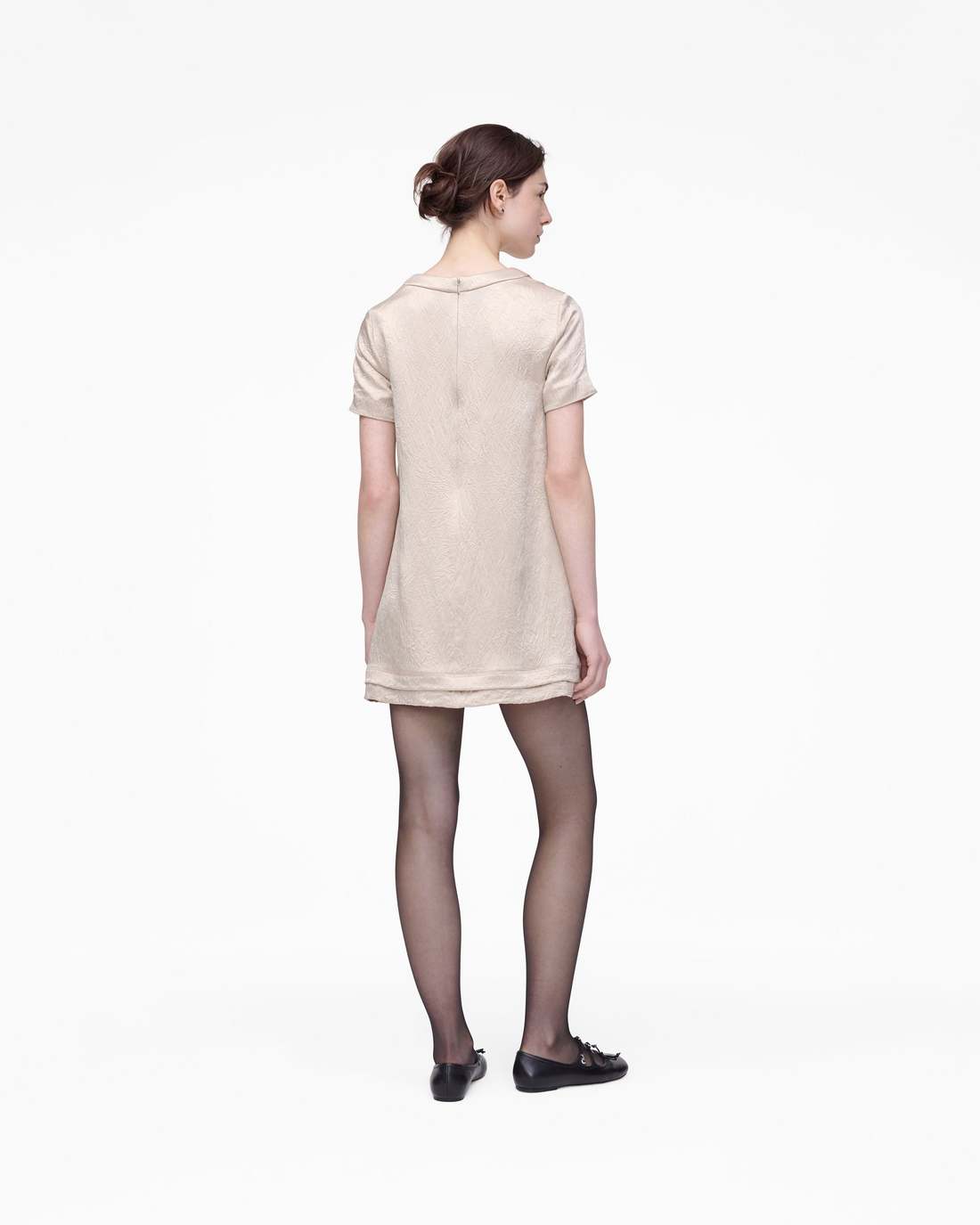 Crushed Satin Dress Champagne Marc Jacobs / READY TO WEAR