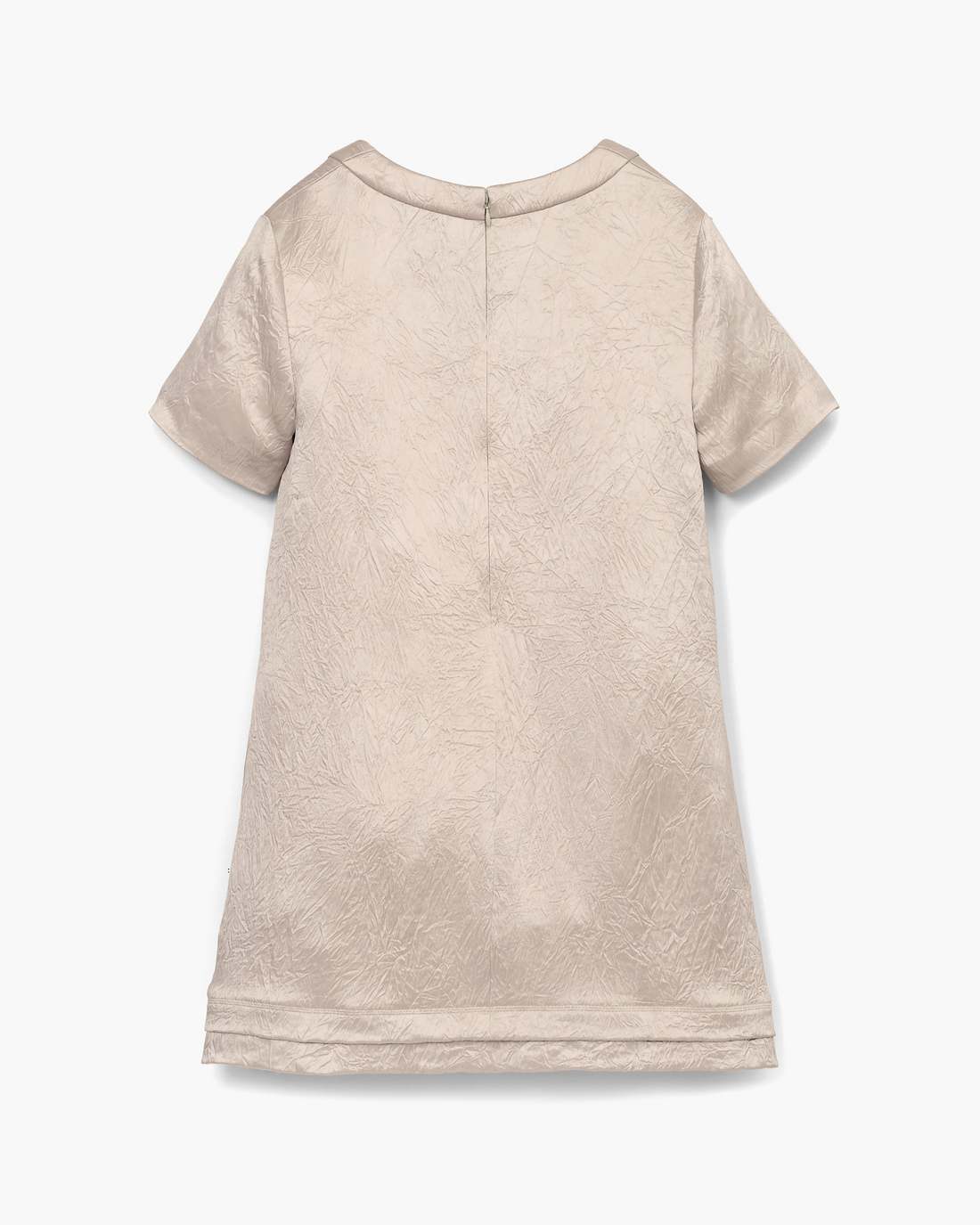 Crushed Satin Dress Champagne Marc Jacobs / READY TO WEAR