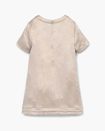 Crushed Satin Dress Champagne Marc Jacobs / READY TO WEAR