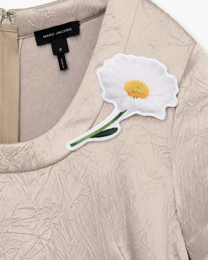 Crushed Satin Dress Champagne Marc Jacobs / READY TO WEAR