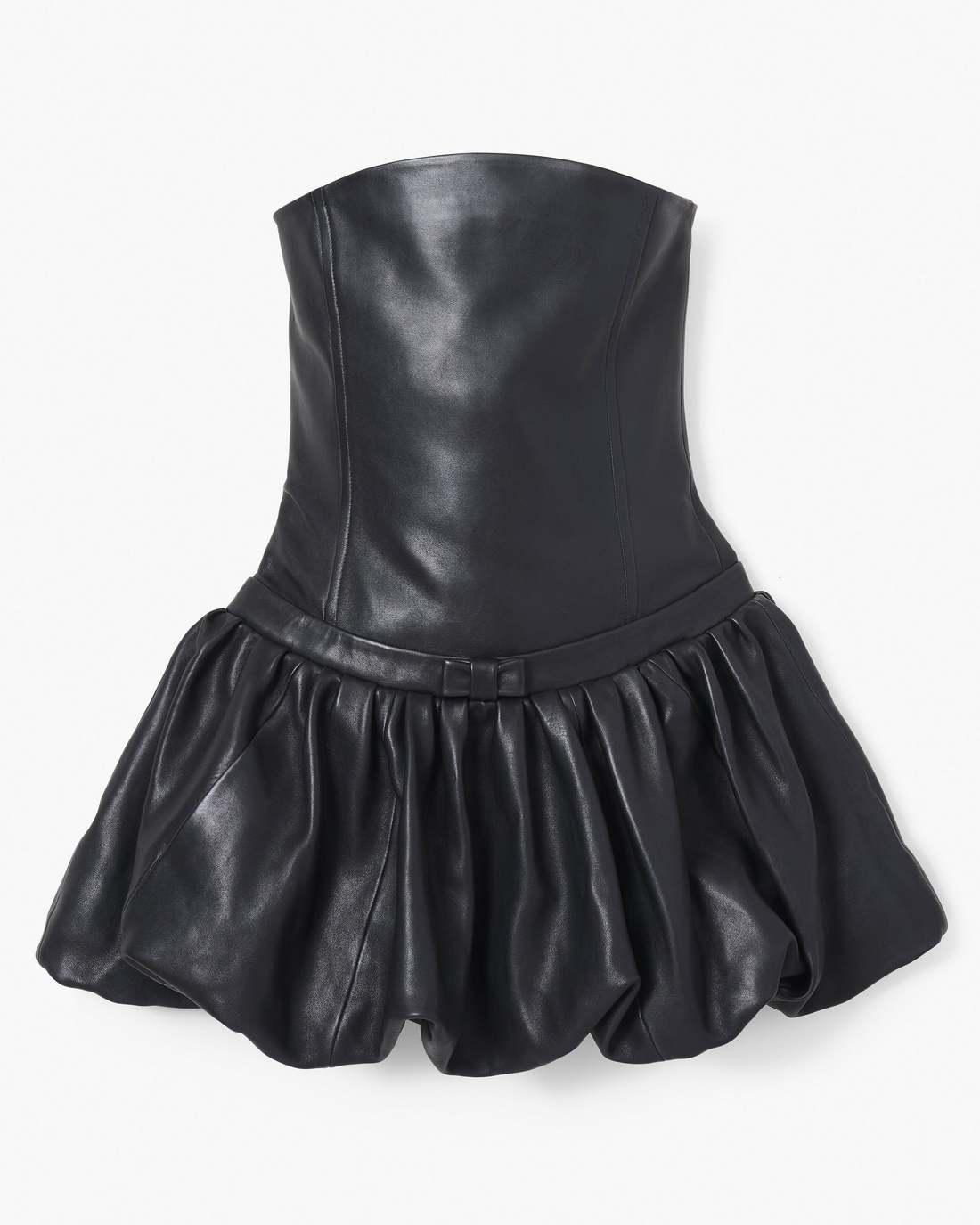 The Leather Bubble Dress Black Marc Jacobs / READY TO WEAR
