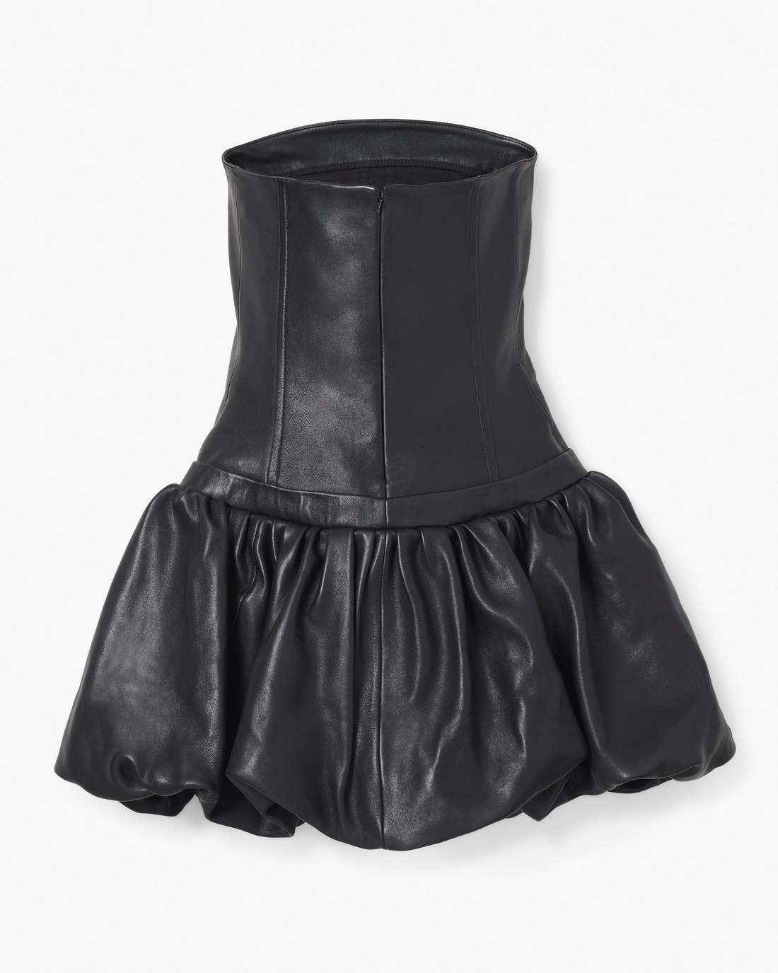 The Leather Bubble Dress Black Marc Jacobs / READY TO WEAR