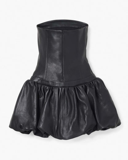 The Leather Bubble Dress Black Marc Jacobs / READY TO WEAR