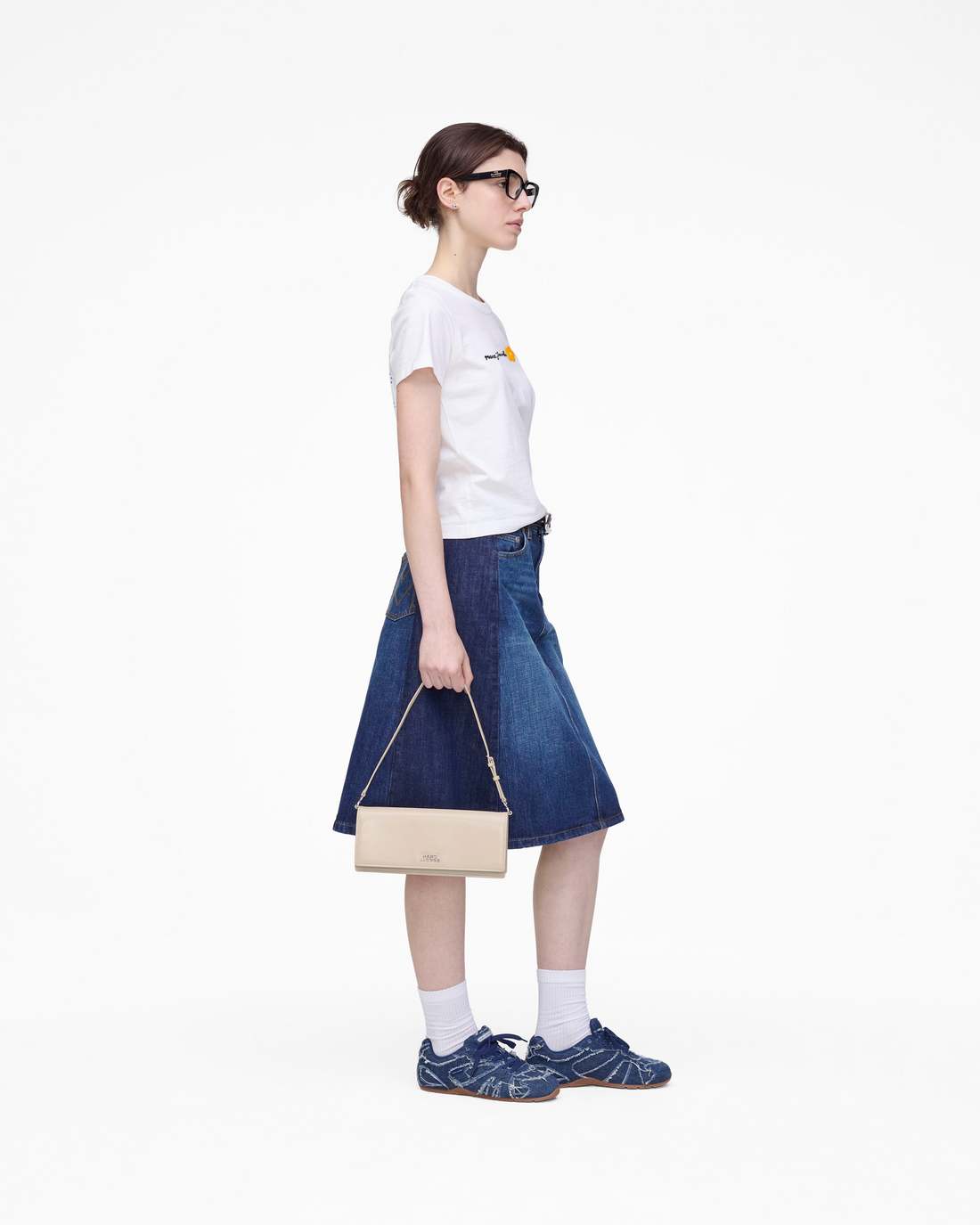 Daisy Logo Slim Tee White Marc Jacobs / READY TO WEAR