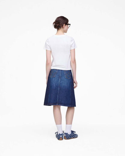 Daisy Logo Slim Tee White Marc Jacobs / READY TO WEAR