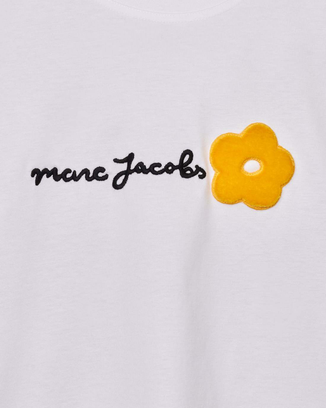 Daisy Logo Slim Tee White Marc Jacobs / READY TO WEAR
