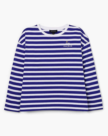 Daisy Striped Longsleeve Pansy/White Marc Jacobs / READY TO WEAR