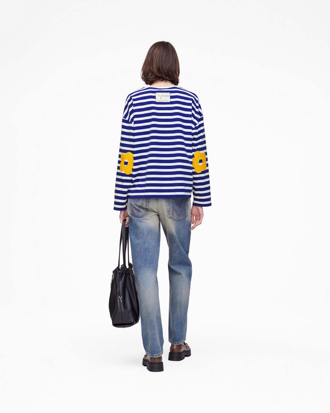 Daisy Striped Longsleeve Pansy/White Marc Jacobs / READY TO WEAR