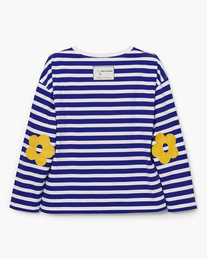 Daisy Striped Longsleeve Pansy/White Marc Jacobs / READY TO WEAR
