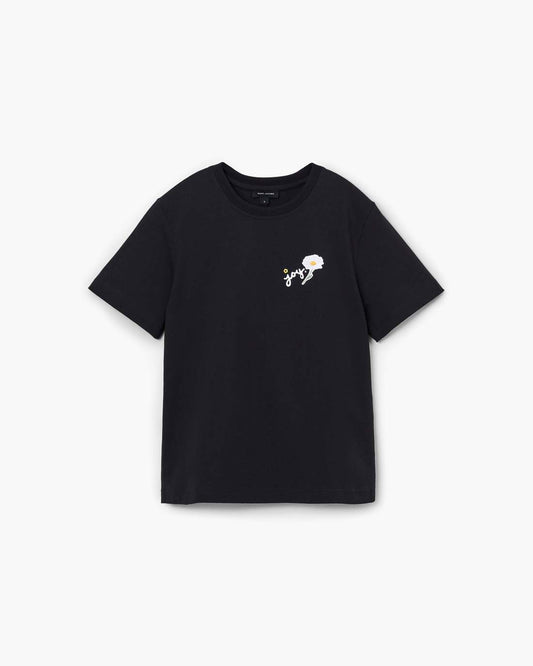 Marc Is Joy Daisy Baby Tee Black Marc Jacobs / READY TO WEAR