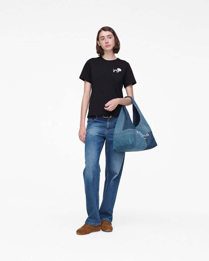 Marc Is Joy Daisy Baby Tee Black Marc Jacobs / READY TO WEAR