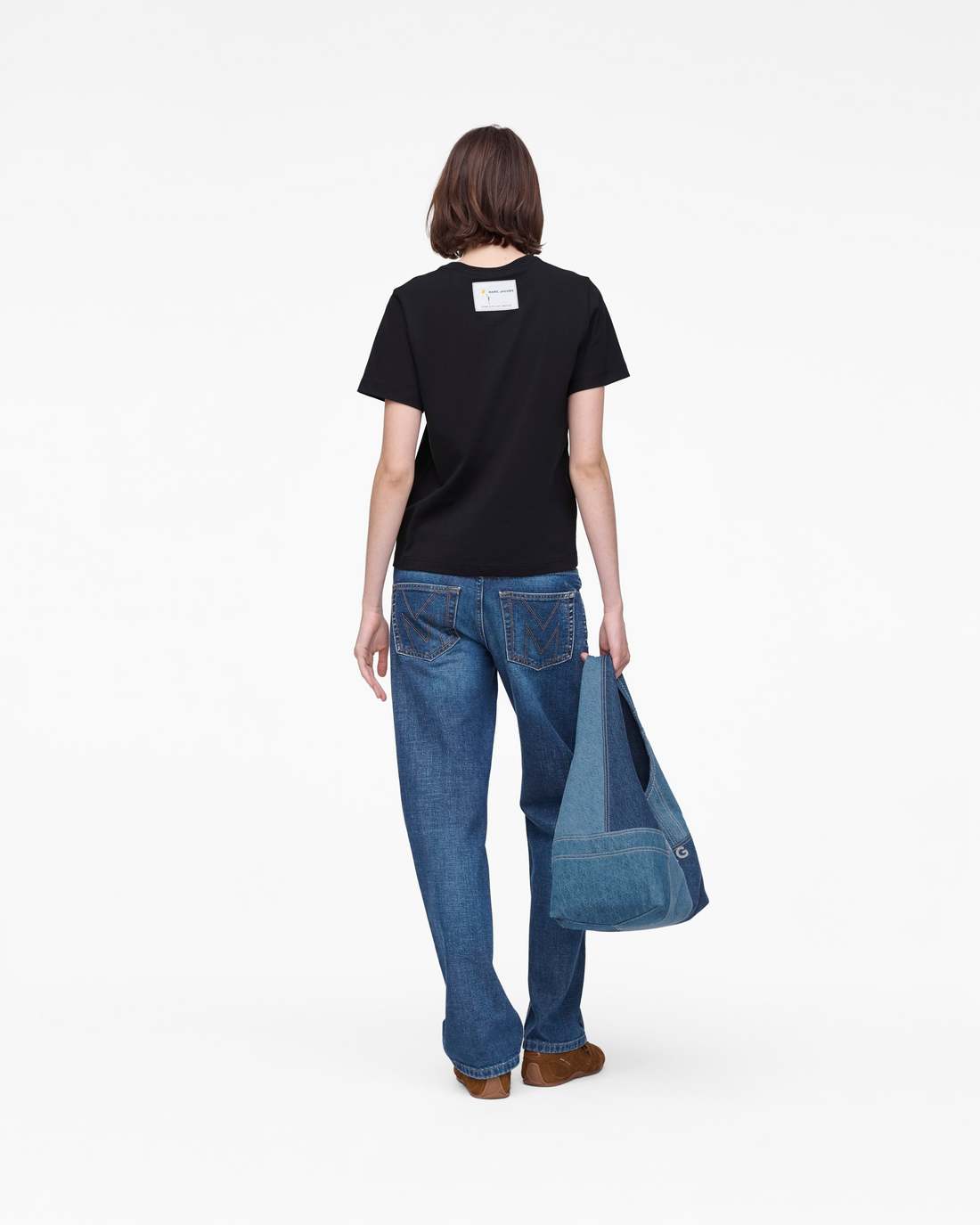Marc Is Joy Daisy Baby Tee Black Marc Jacobs / READY TO WEAR