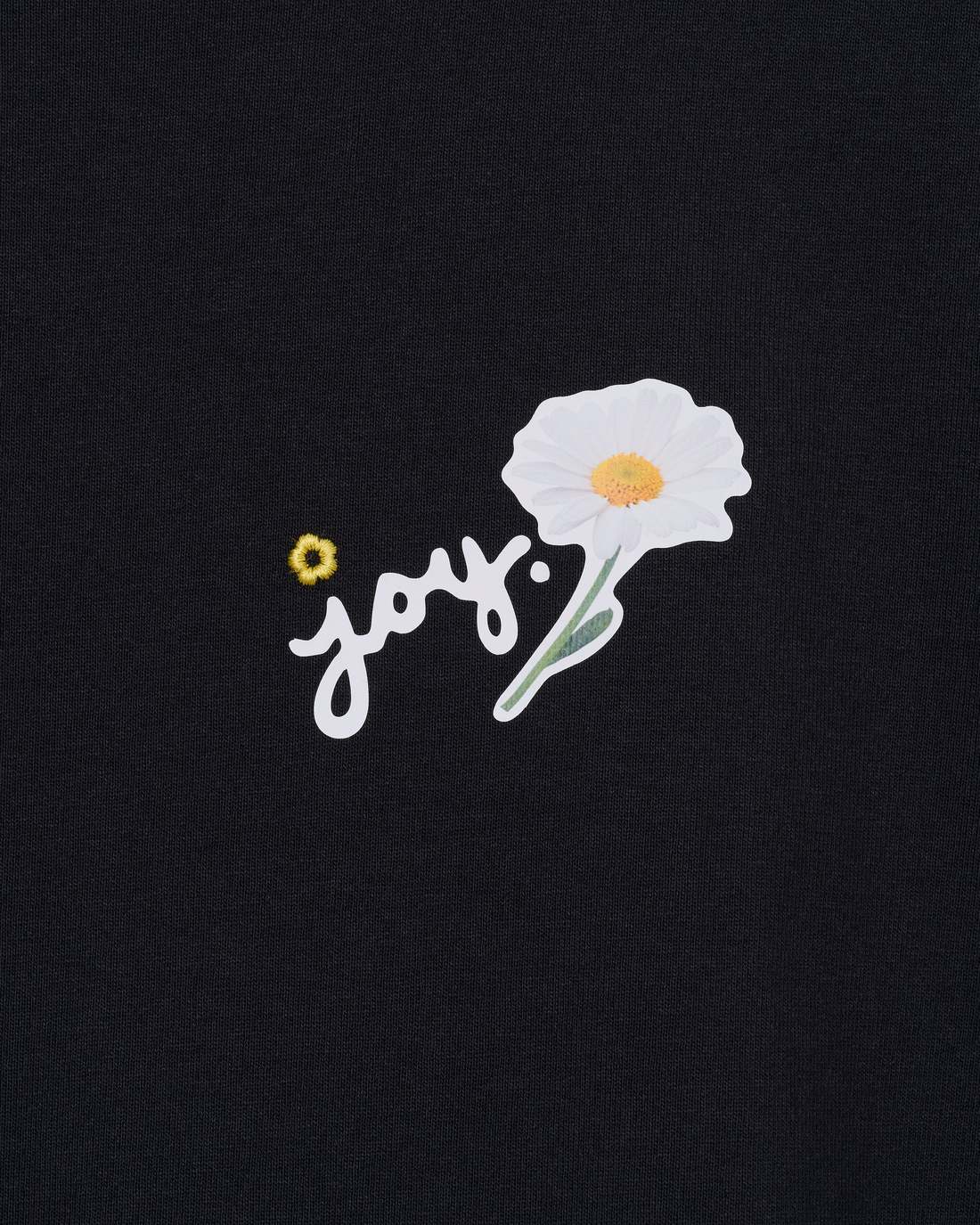 Marc Is Joy Daisy Baby Tee Black Marc Jacobs / READY TO WEAR