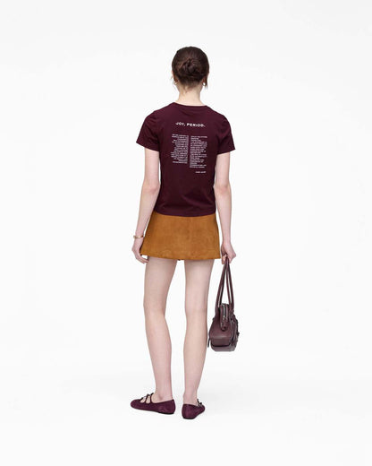 Joy. Slim Tee Dark Plum Marc Jacobs / READY TO WEAR
