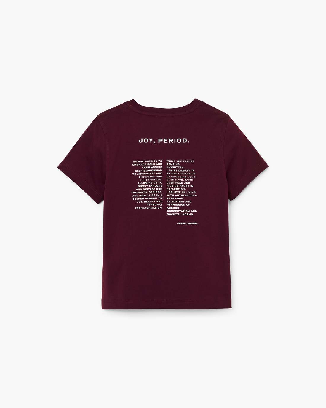 Joy. Slim Tee Dark Plum Marc Jacobs / READY TO WEAR