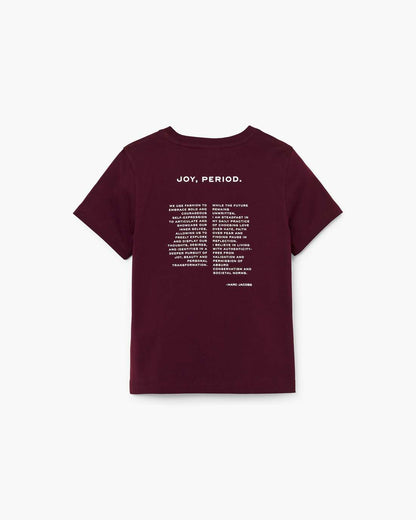 Joy. Slim Tee Dark Plum Marc Jacobs / READY TO WEAR