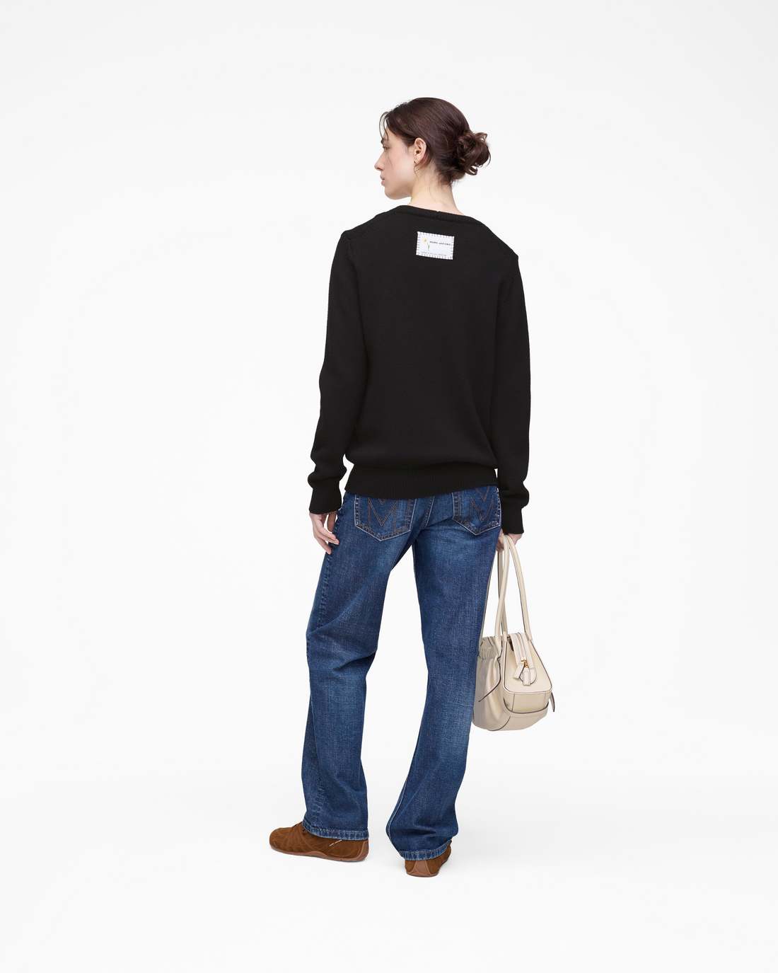 Marc Is Joy Jacquard Crewneck Black Marc Jacobs / READY TO WEAR