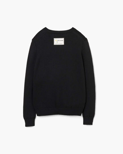 Marc Is Joy Jacquard Crewneck Black Marc Jacobs / READY TO WEAR